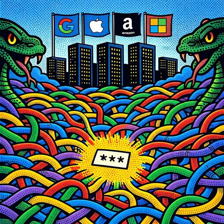 Google · Apple · Amazon · Microsoft